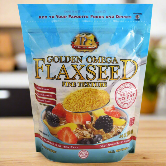 Finely Ground Golden Flaxseed – 24 oz