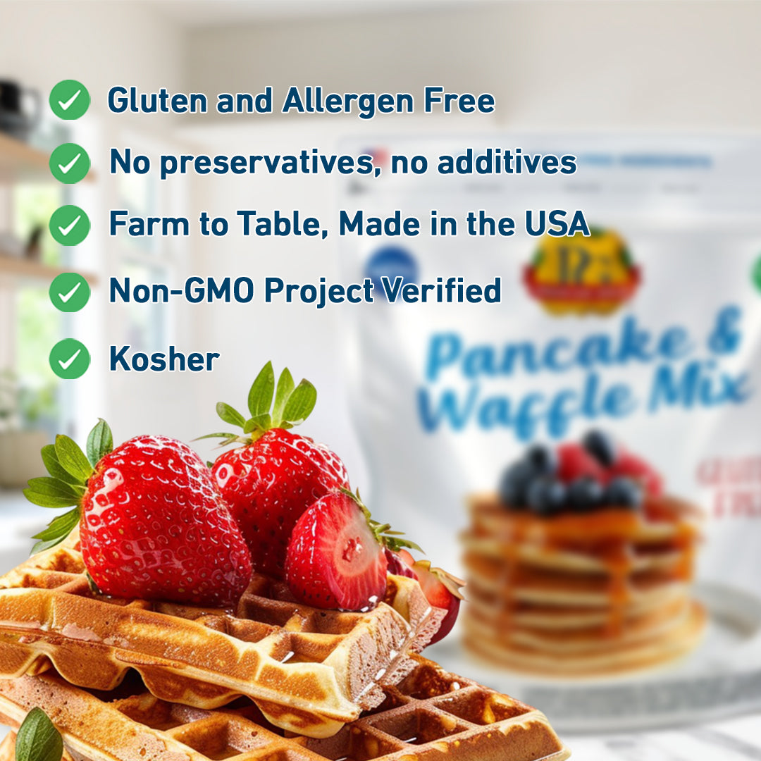Gluten Free Pancake & Waffle Mix – 32 oz