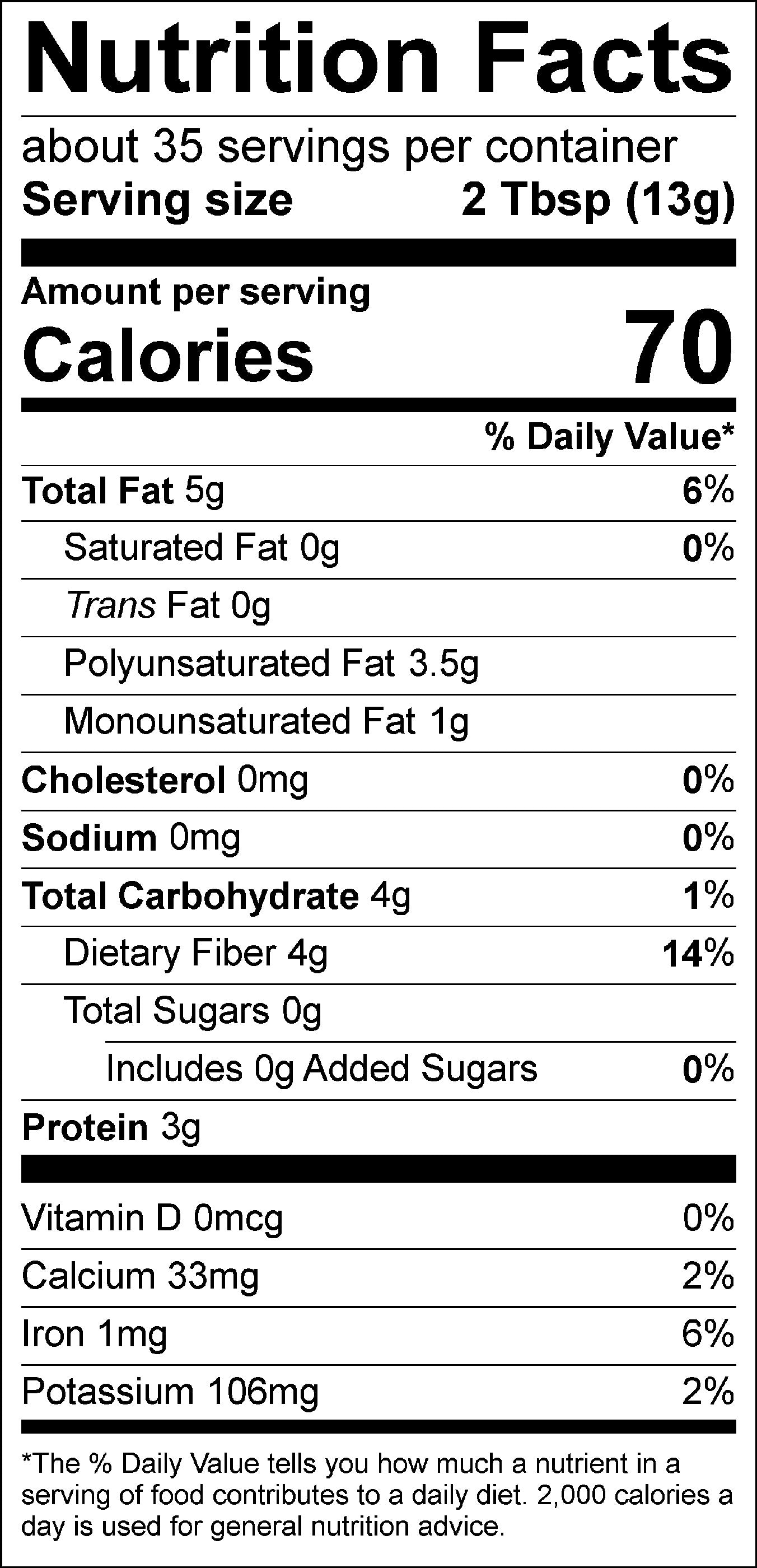Finely Ground Golden Flaxseed – 3 Pack