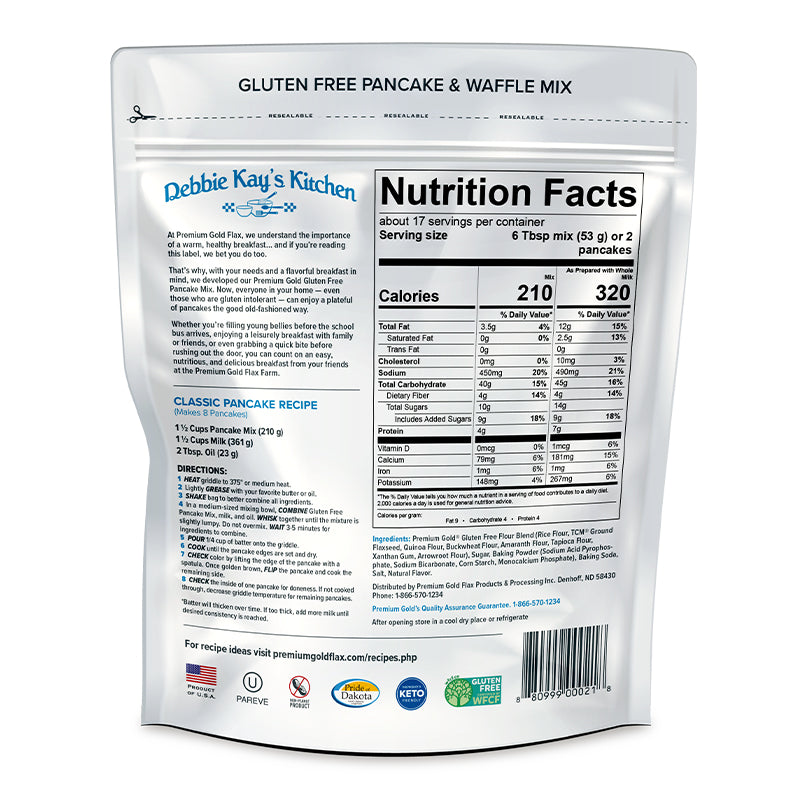 Gluten Free Pancake & Waffle Mix – 6 Pack