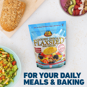 Finely Ground Golden Flaxseed – 24 oz