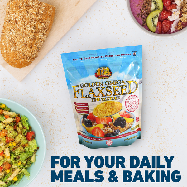 Finely Ground Golden Flaxseed – 24 oz