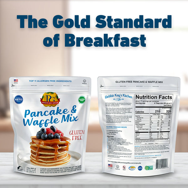 Gluten Free Pancake & Waffle Mix – 6 Pack