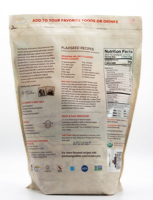 Organic Medium Ground Flax – 6 Pack