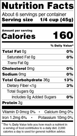 New! Natural Whole Grain White Fonio | 10 oz