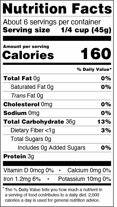 New! Natural Whole Grain White Fonio | 10 oz