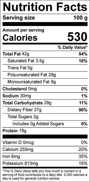 Natural Golden True Cold Milled Flaxseed | 25lb