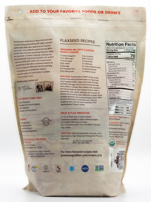 Organic Medium Ground Flaxseed – 4 lb