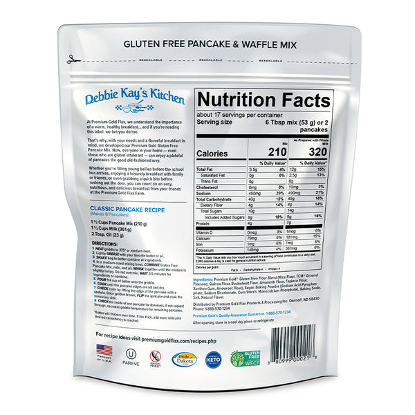 Gluten Free Pancake & Waffle Mix – 6 Pack