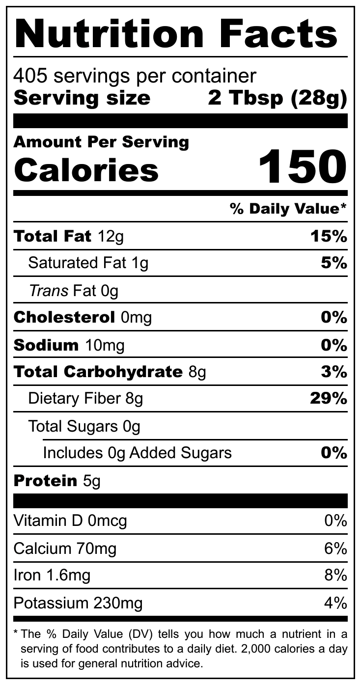 Certified Organic Golden Whole Flaxseed | 25 lb