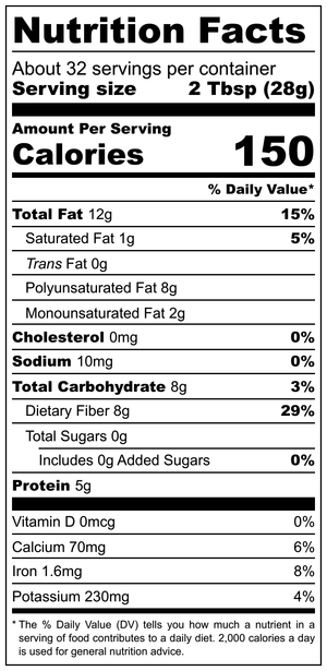 Natural Whole Golden Flaxseed – 6 Pack